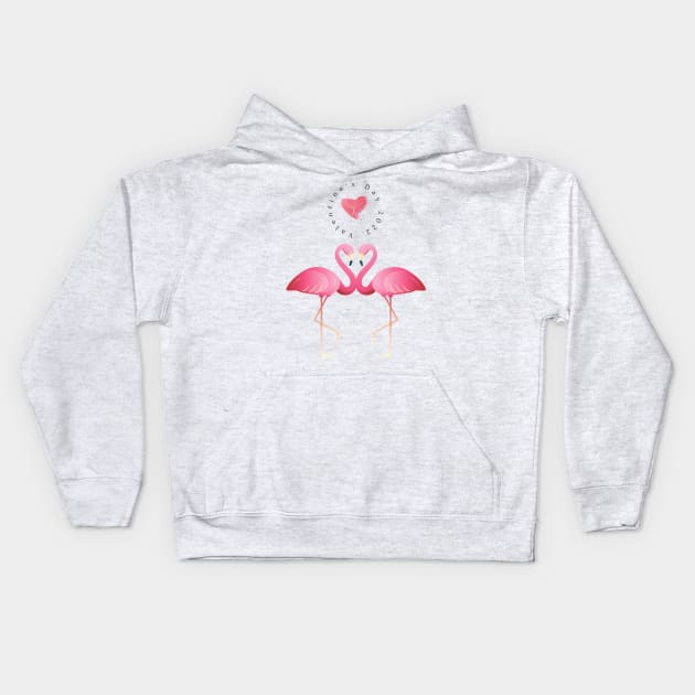 happy valentines day Kids Hoodie by Holly ship